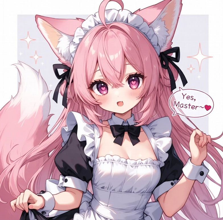 Cover art for Eira: My Devoted Fox Maid, a fantasy scenario on AI Dungeon