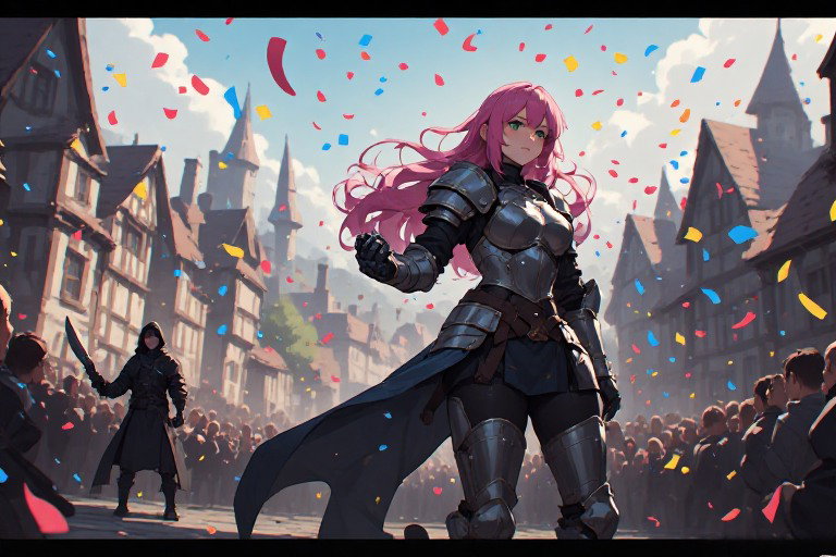 Cover art for The Downsides of Renown, a hero scenario on AI Dungeon