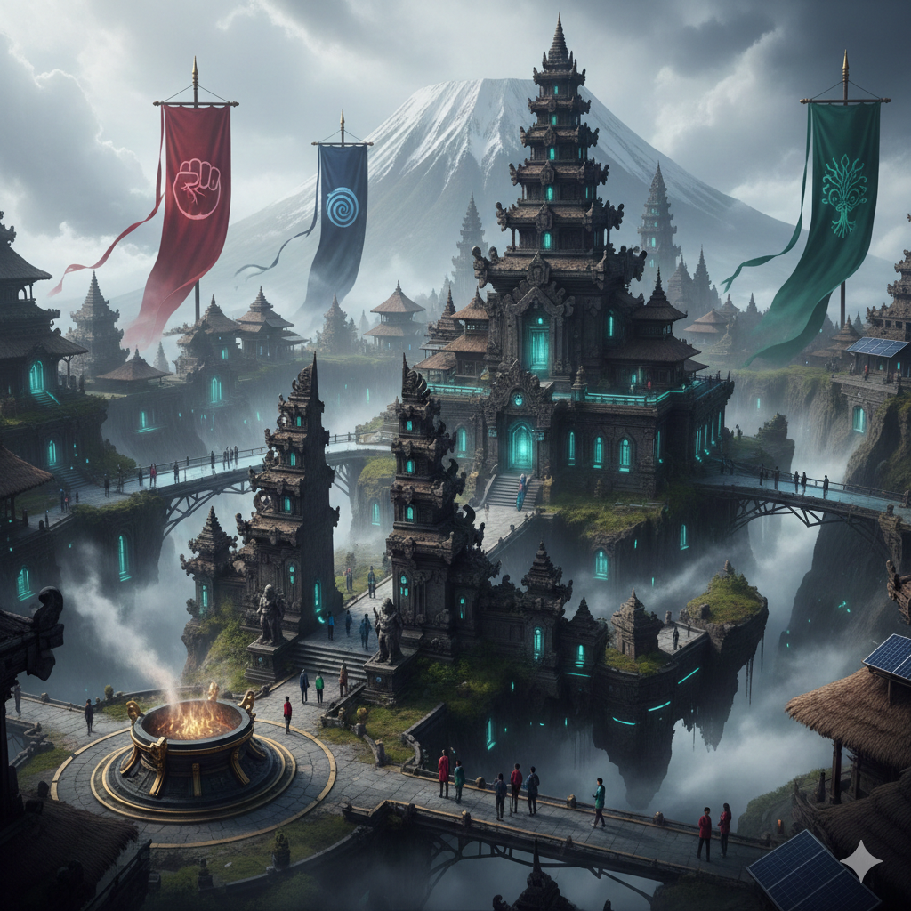 Cover art for AKADEMI WIRABUMI: Rahasia Kabut Lawu, a fantasi scenario on AI Dungeon