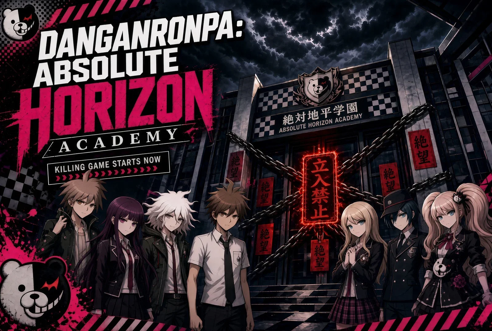 Cover art for Danganronpa: Killing Extremes, a mystery world on Voyage