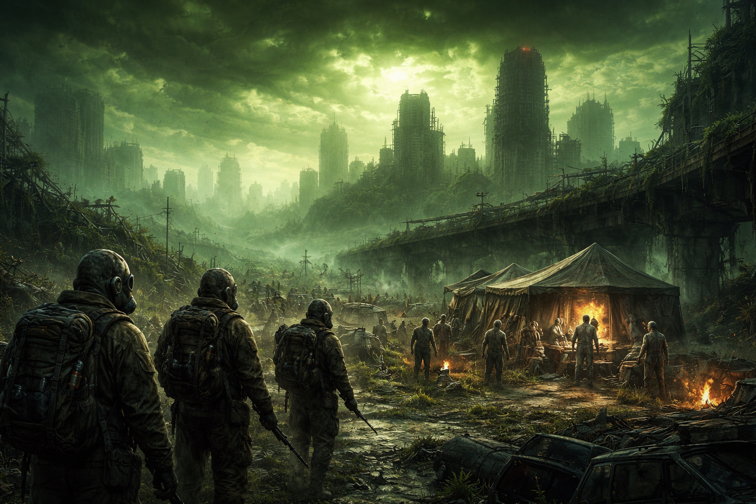 Cover art for Dead-X, a zombies scenario on AI Dungeon