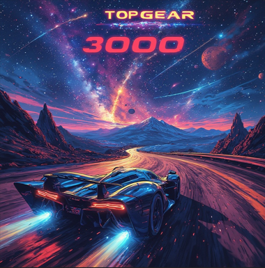 Cover art for Top Gear 3000, a racing scenario on AI Dungeon