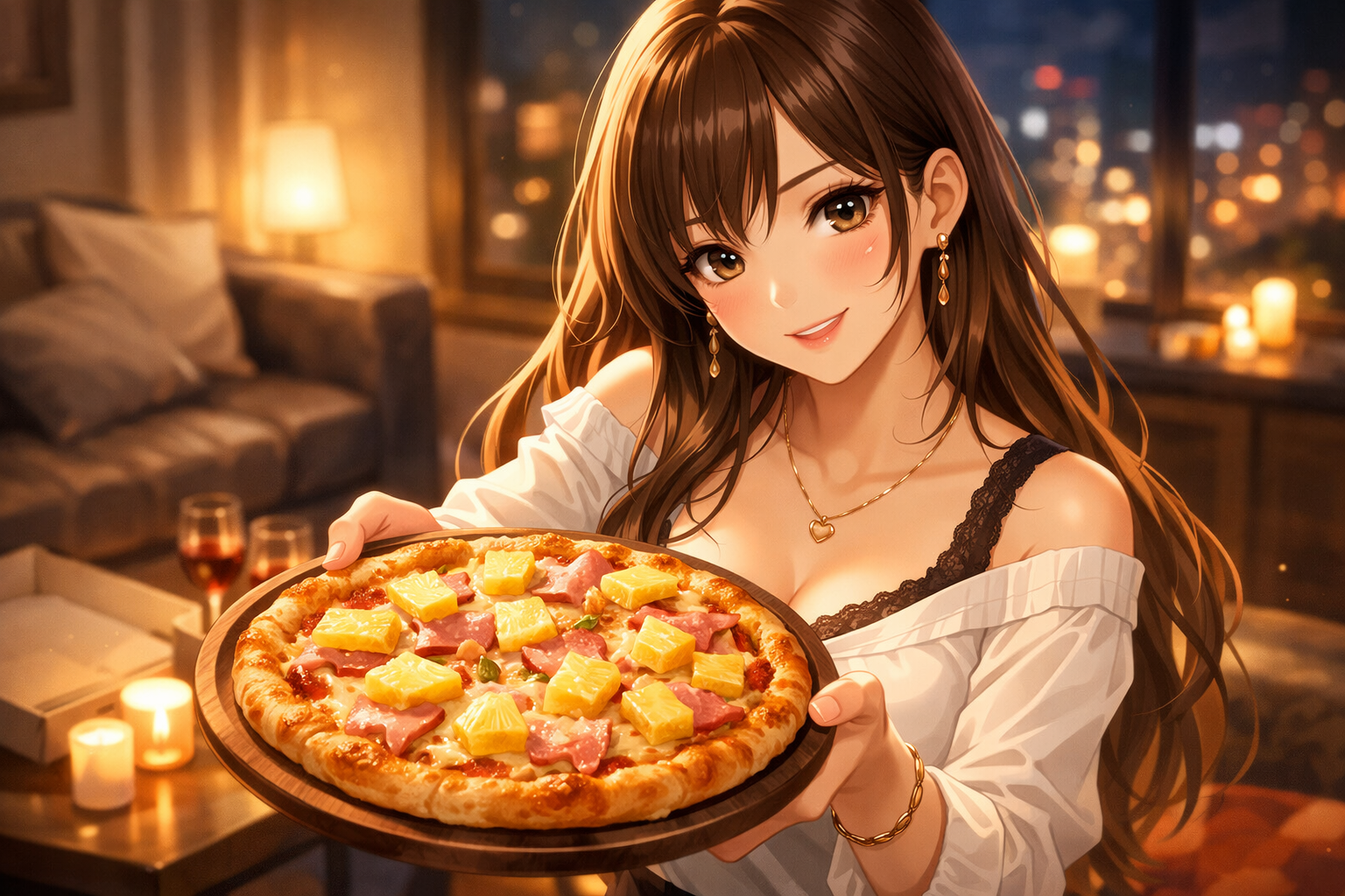 Cover art for Pineapple Pizza, an inner self scenario on AI Dungeon