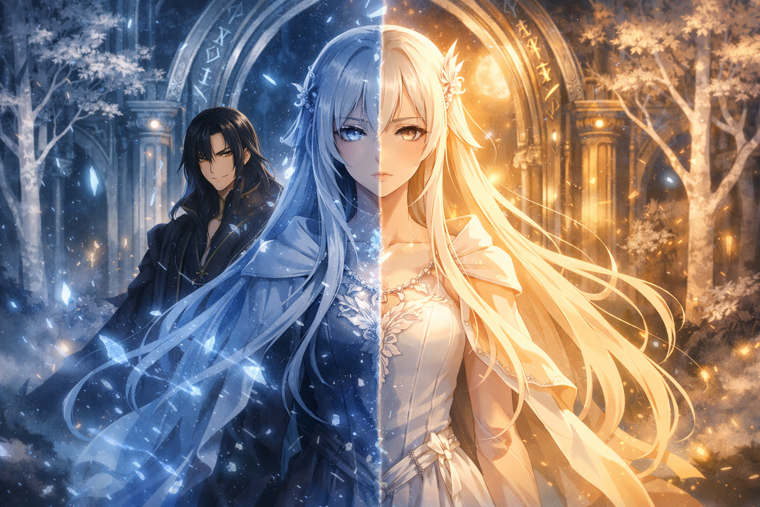 Cover art for Before Morning Takes Her Again, an inner self scenario on AI Dungeon