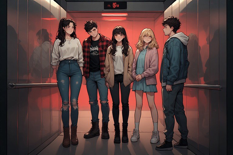 Cover art for The Stalled Elevator, a modern scenario on AI Dungeon