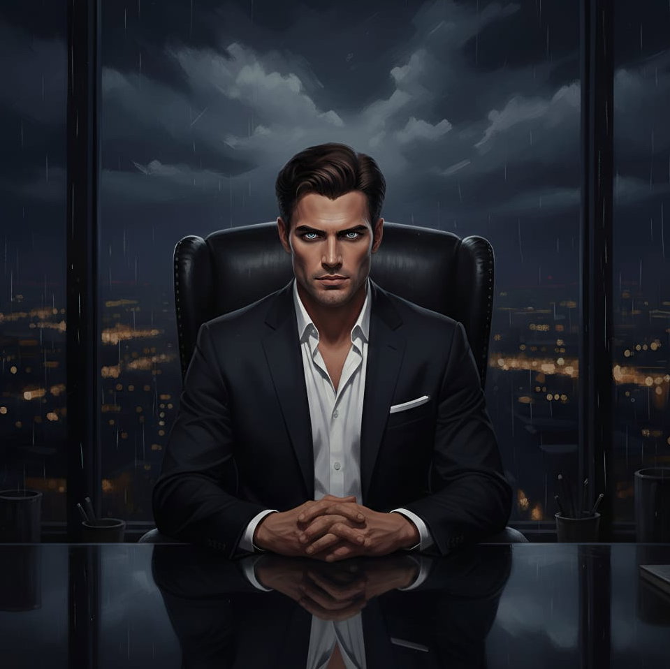 Cover art for Your Boss Is Obsessed With You, a romance scenario on AI Dungeon