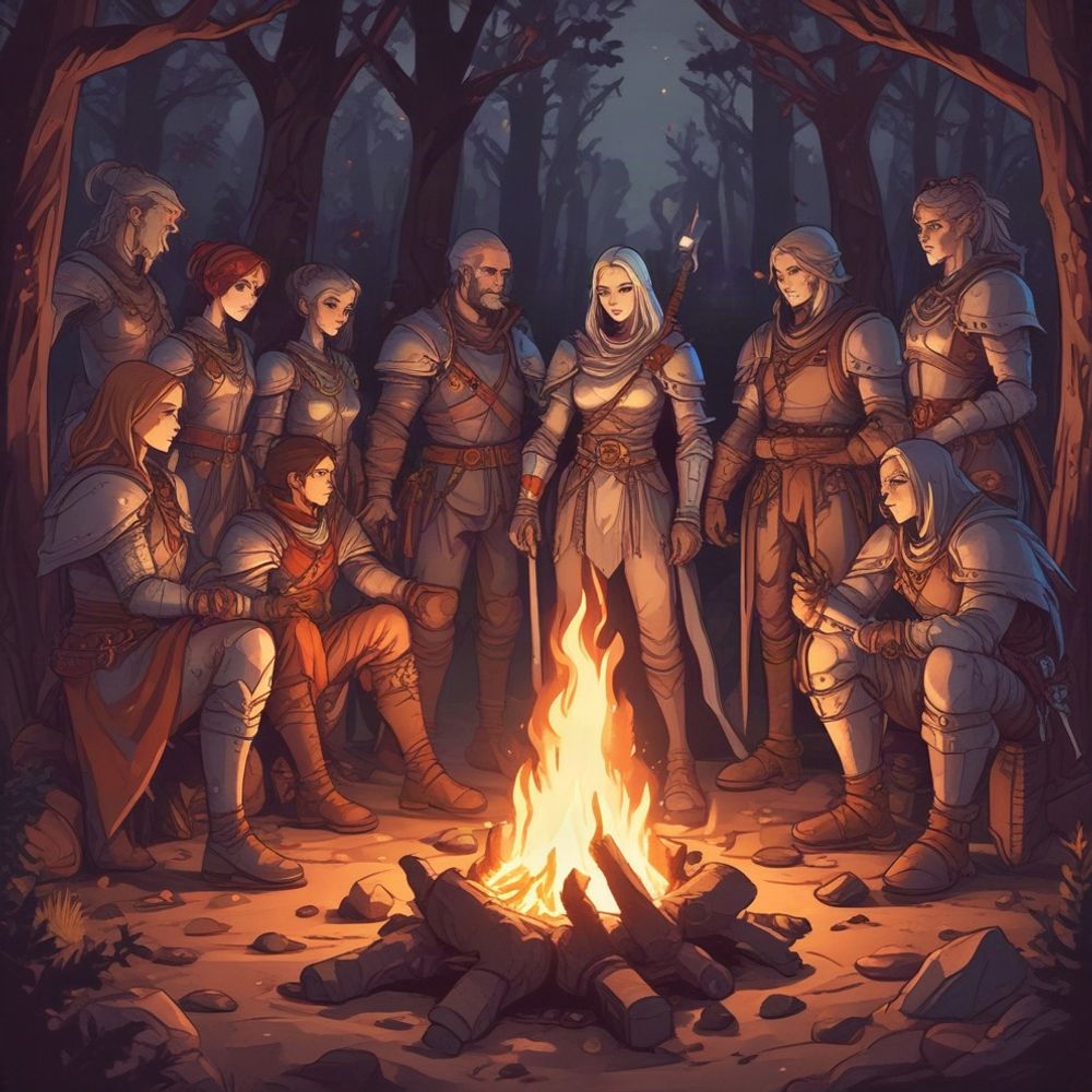 Cover art for The heart of the Dysfunctional Group of crazies., a comedy scenario on AI Dungeon