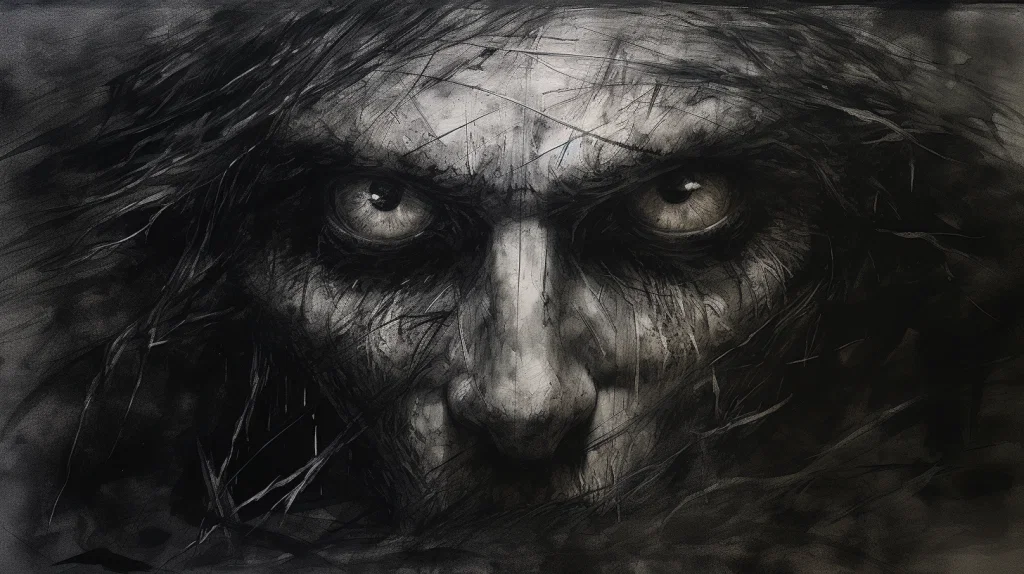 Cover art for The One That Sees . . ., a psychological scenario on AI Dungeon