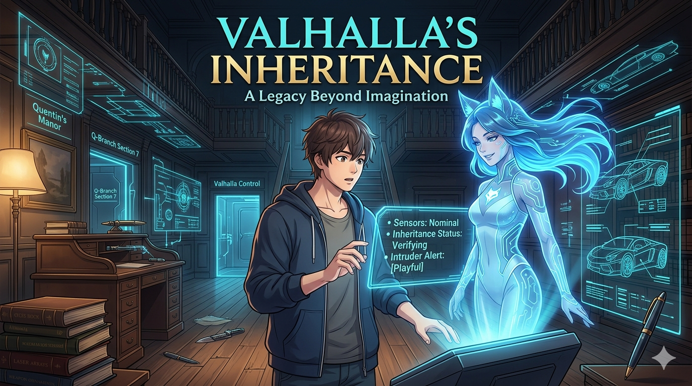 Cover art for Valhalla's inheritance , a spies scenario on AI Dungeon
