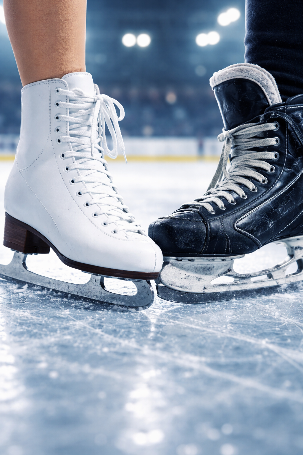 Cover art for Between Blades and Bruises, a hockey scenario on AI Dungeon