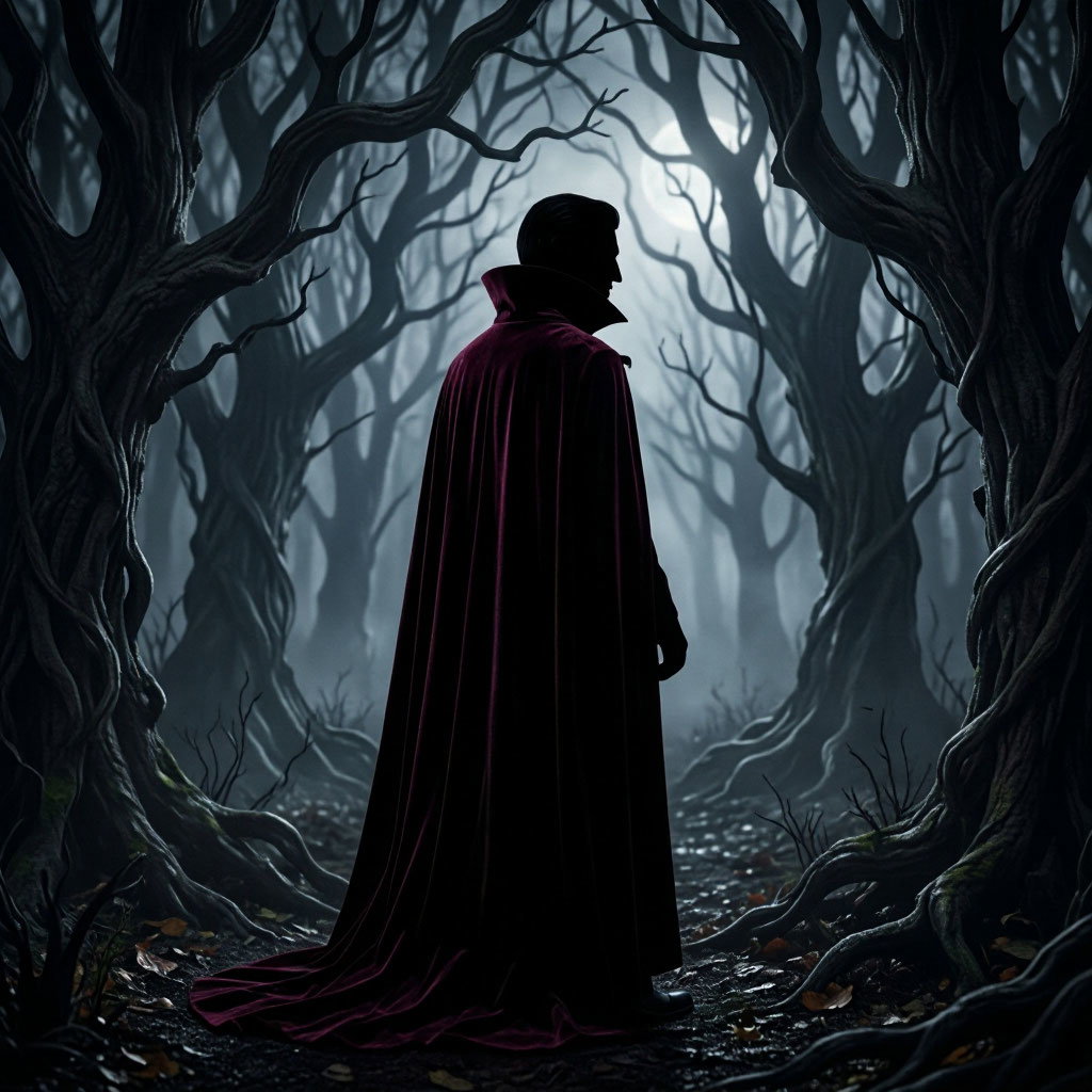 Cover art for Vampire, a vampires scenario on AI Dungeon