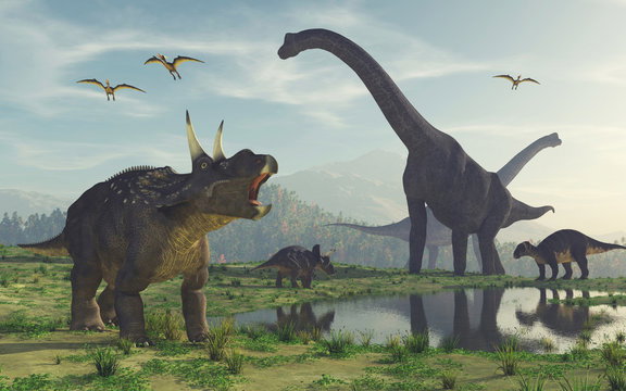 Cover art for Jurassic change, a dinosaurs adventure on AI Dungeon