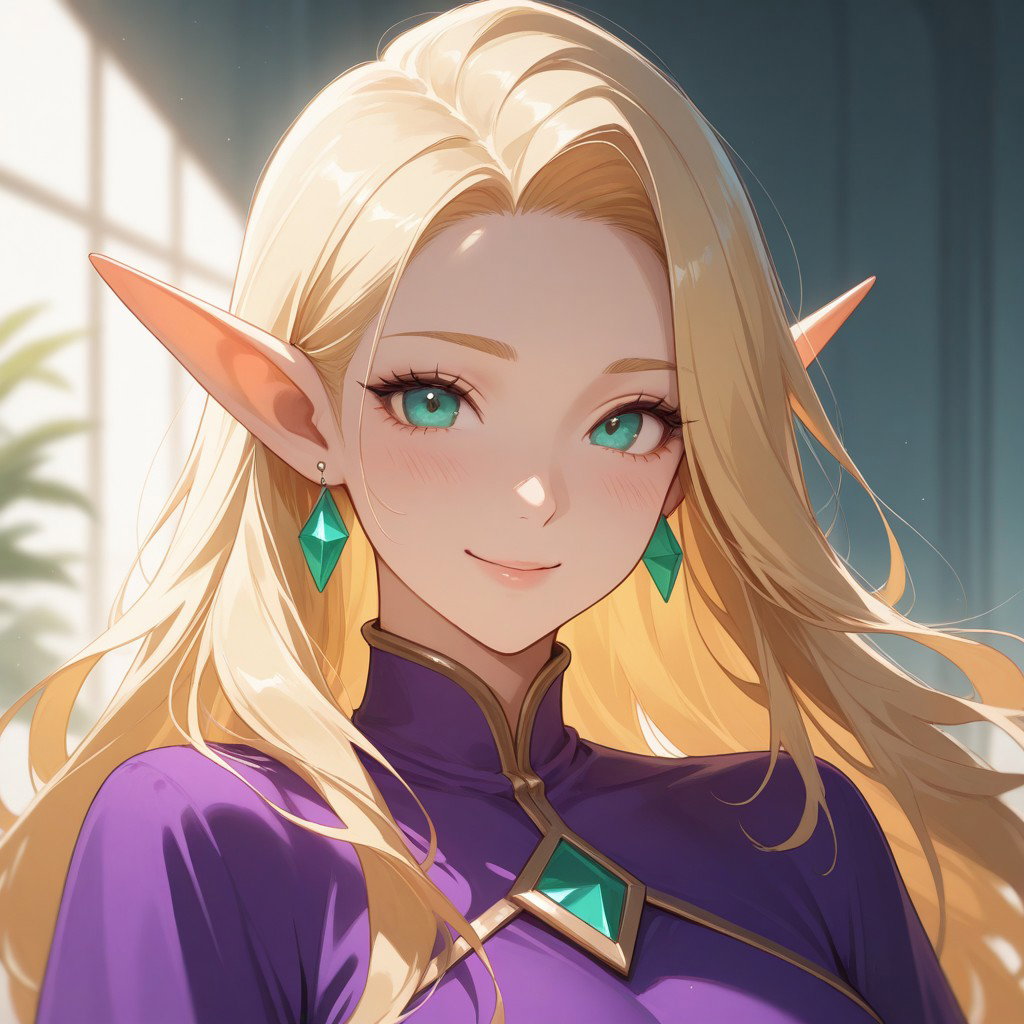 Cover art for The Elf Ruler Is Human!, an isekai scenario on AI Dungeon