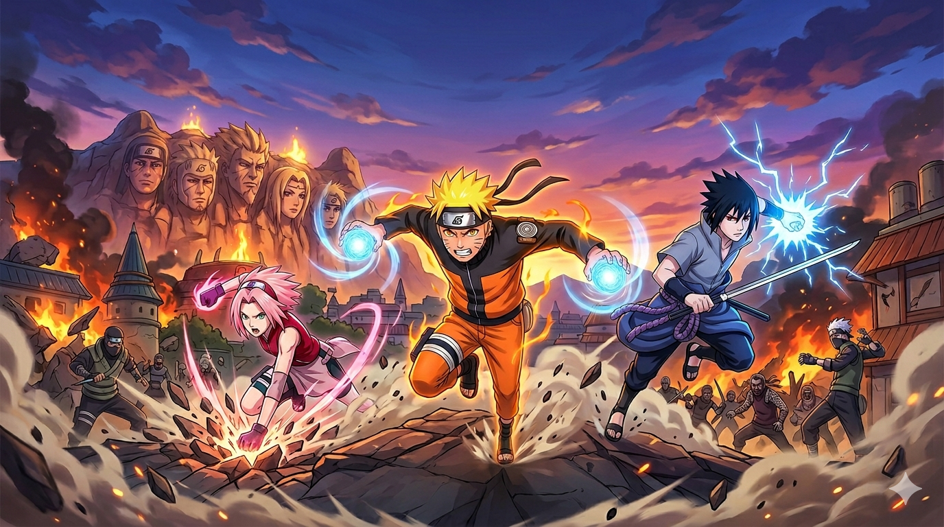 Cover art for Naruto RPG, a naruto scenario on AI Dungeon