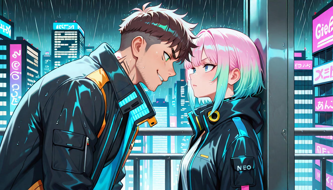 Cover art for Glitch Hunt, a cyberpunk scenario on AI Dungeon