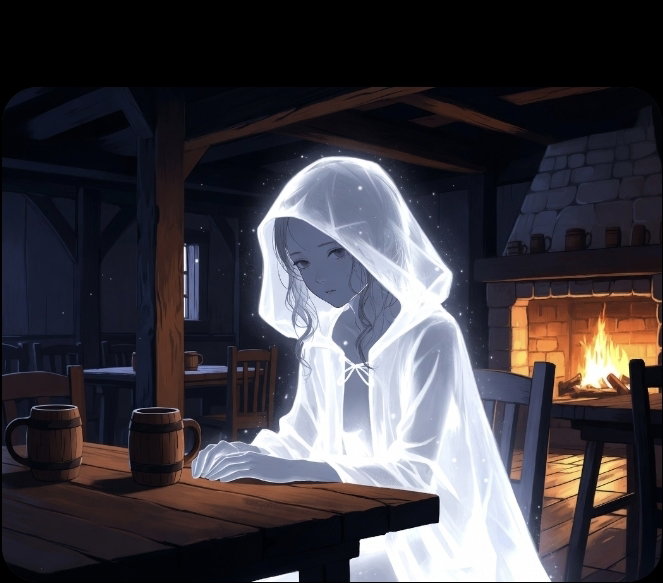 Cover art for The haunting of the Blind Jester Inn, a ghost story scenario on AI Dungeon