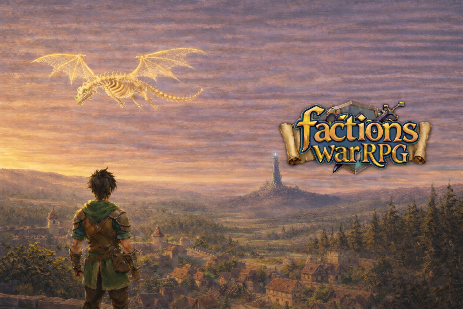 Cover art for Factions War RPG, a magic scenario on AI Dungeon