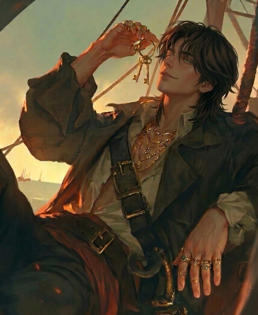 Cover art for A Questionable Treasure Hunt🔑✨️, a romance scenario on AI Dungeon