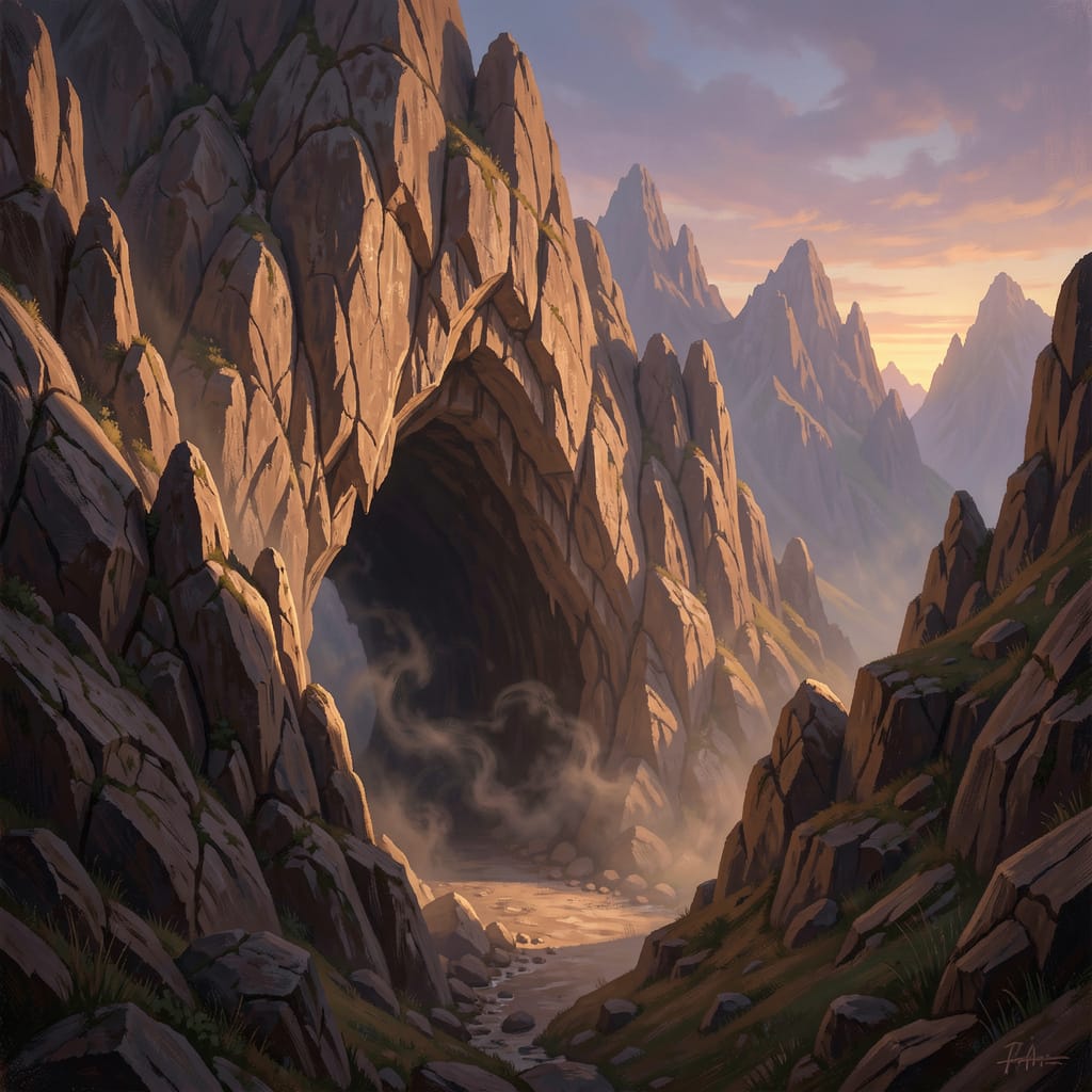 Cover art for That's no Bear, a cave scenario on AI Dungeon
