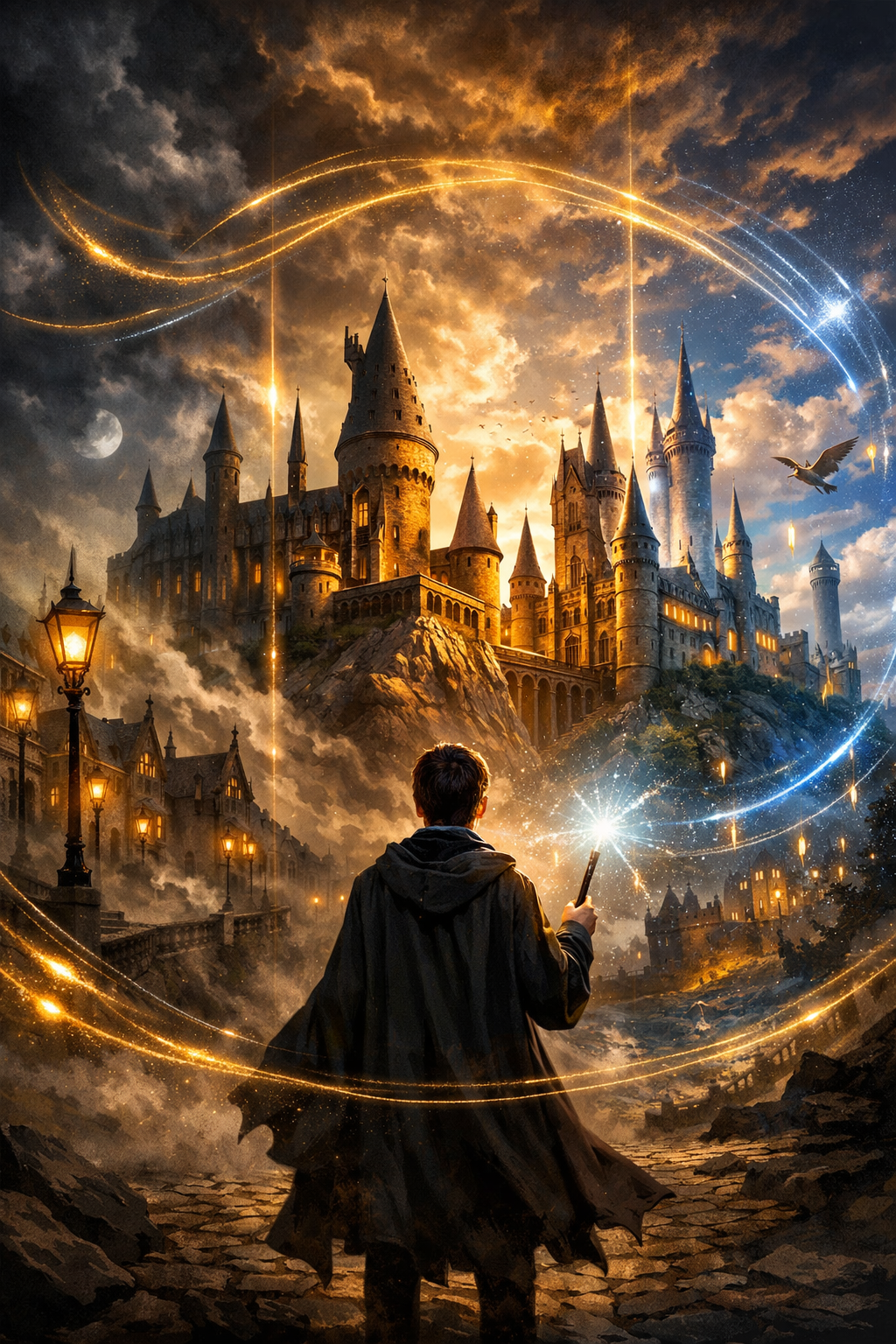 Cover art for The Tapestry of Magical Time, a harry potter scenario on AI Dungeon
