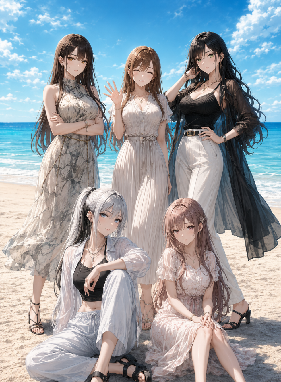 Cover art for Summer with the Campus Icons, a romance scenario on AI Dungeon
