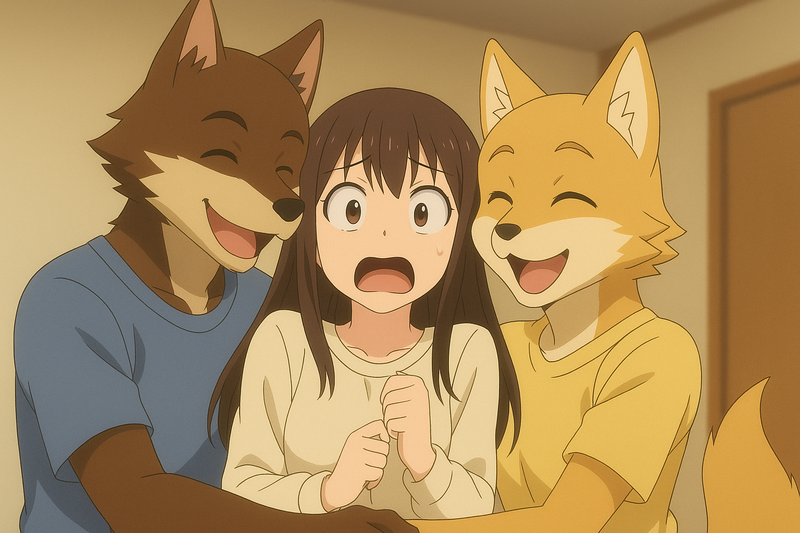 Cover art for Adopted, a furry scenario on AI Dungeon