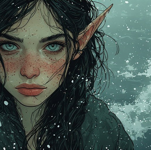 Cover art for Toward The Harbor Light, a fantasy scenario on AI Dungeon
