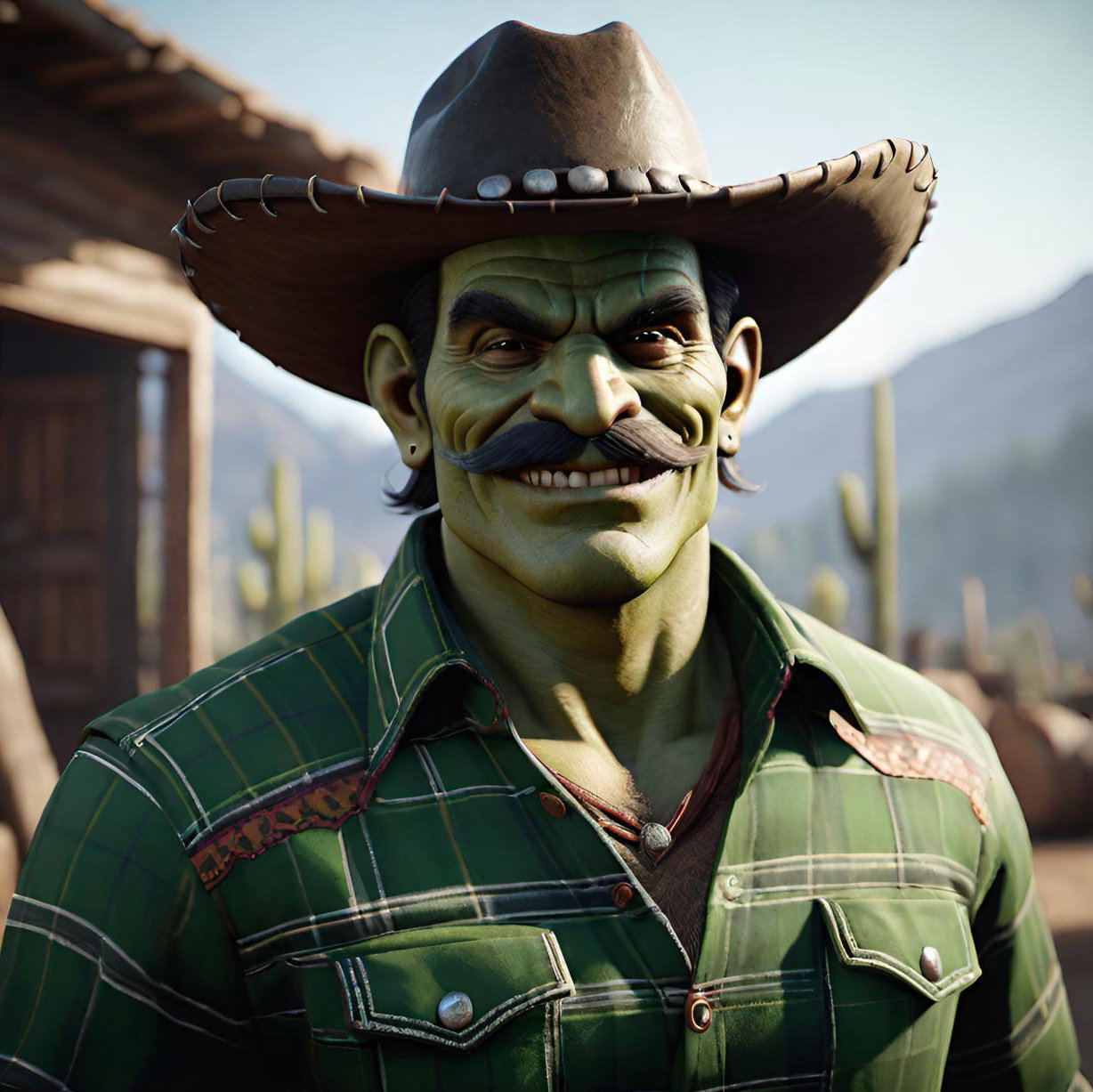 Cover art for Taken in by Mexican Orcs, an orcs scenario on AI Dungeon