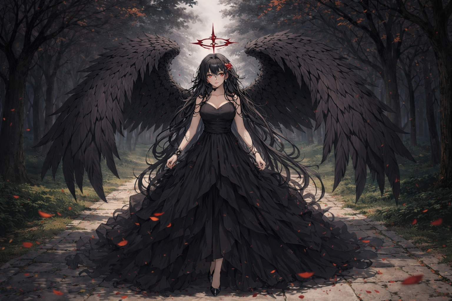 Cover art for Marked by Monsters 28: Neriah Hadraniel, a marked by monsters scenario on AI Dungeon