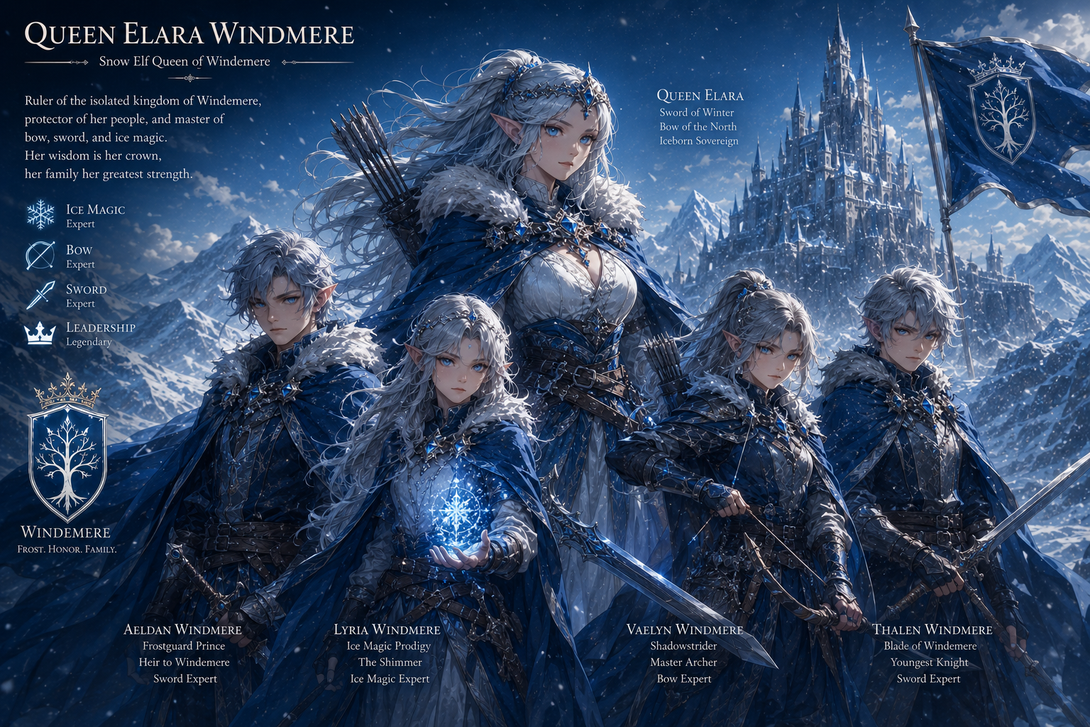 Cover art for The Windemere Nobility, a marked by monsters scenario on AI Dungeon