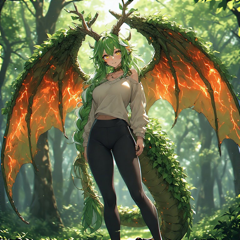 Cover art for Marked by Monsters 10: Freja Alströmsen, a dragon girl scenario on AI Dungeon