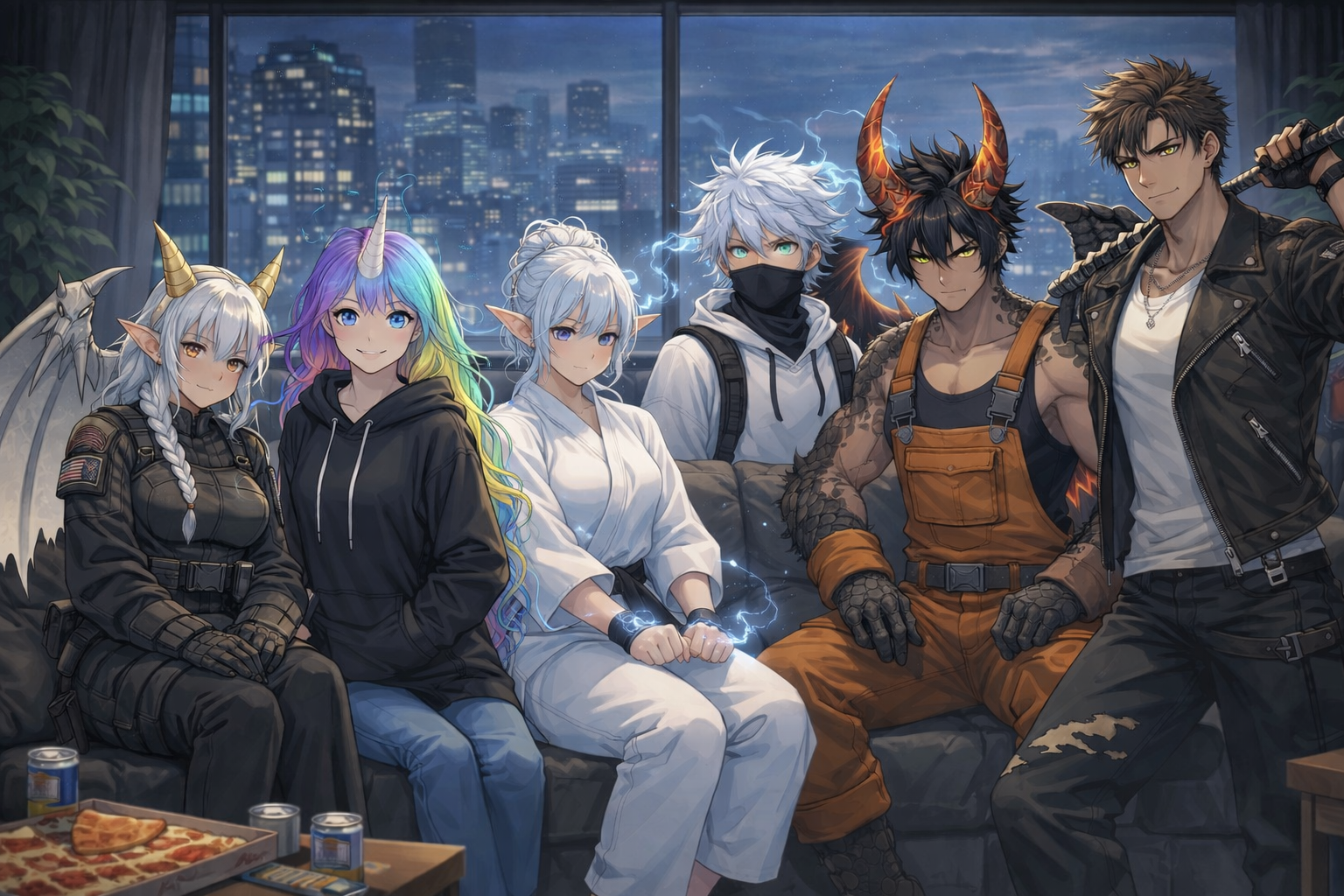 Cover art for Marked by Monsters: Roommates, a marked by monsters scenario on AI Dungeon