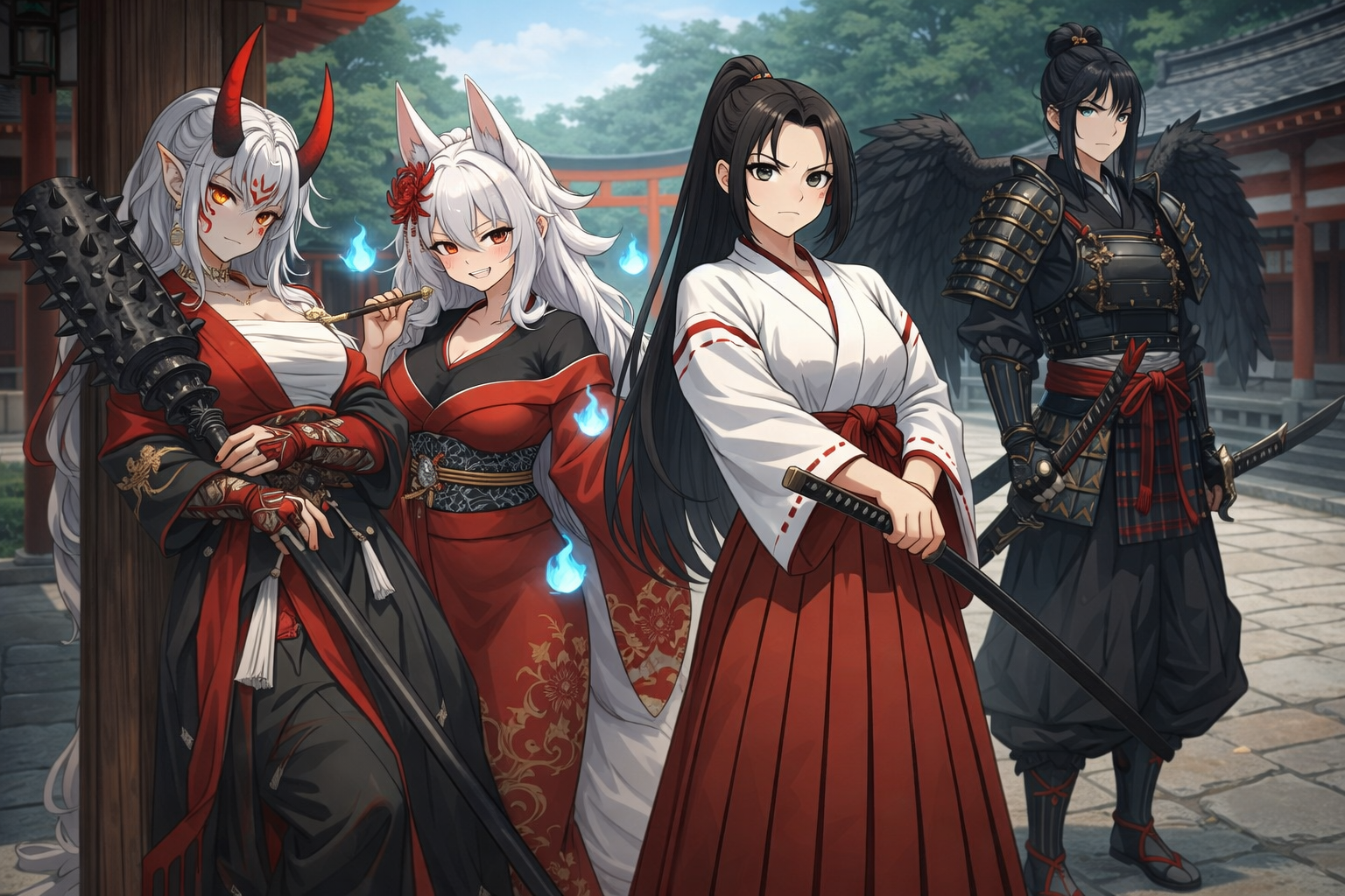 Cover art for Traveling with The Shrine’s Judgment, a monster girls scenario on AI Dungeon