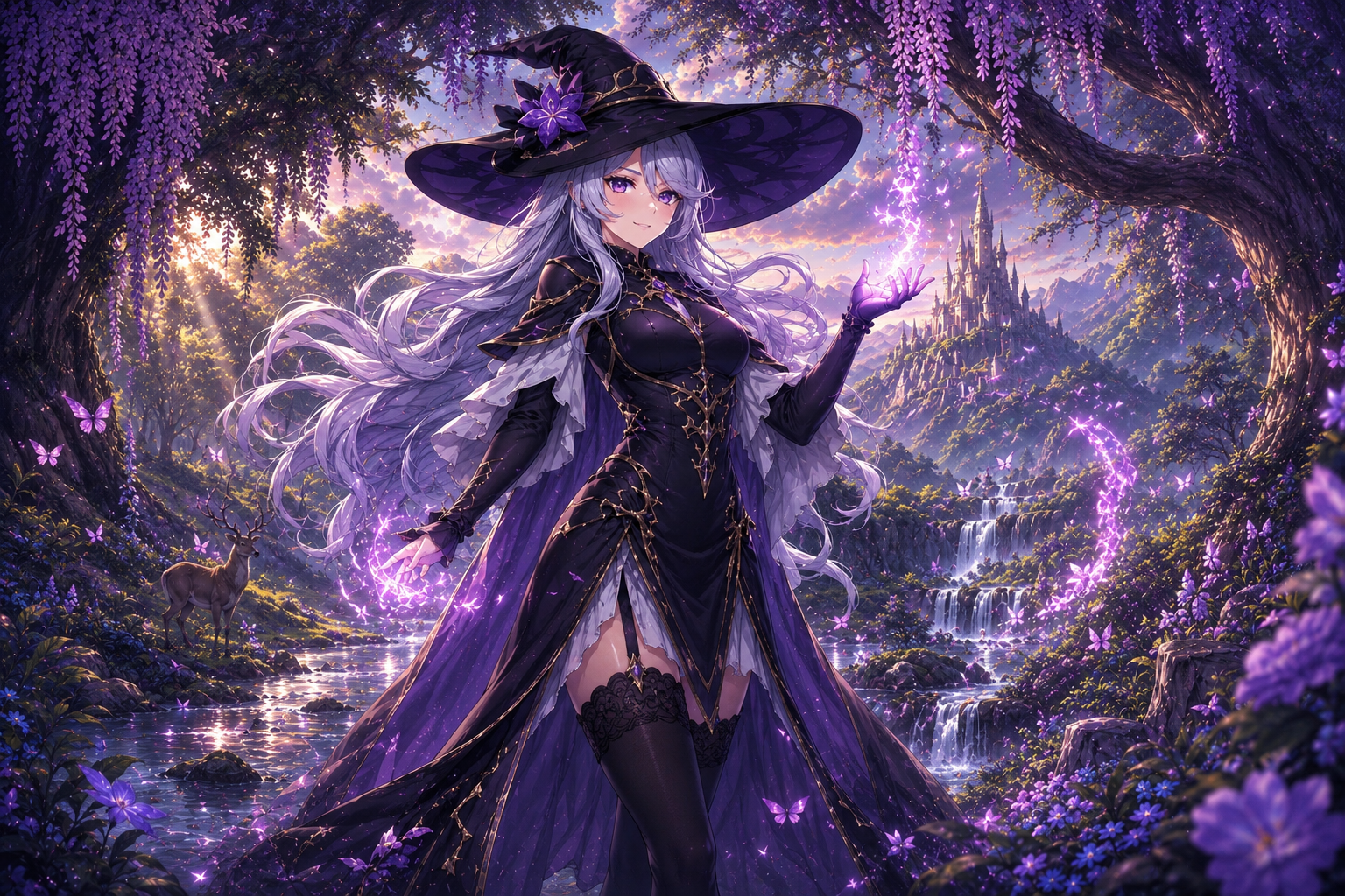 Cover art for Viola Everbloom, Forest Of The Exiled, a marked by monsters scenario on AI Dungeon