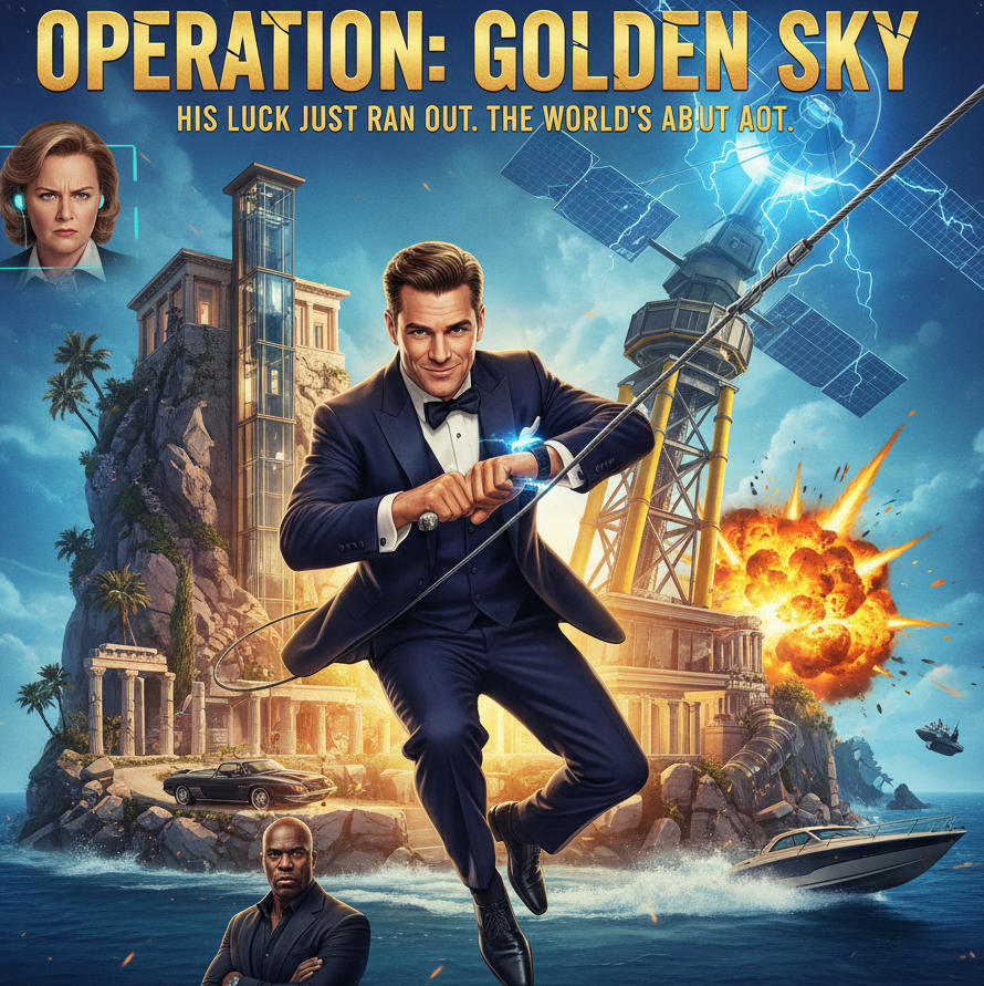 Cover art for 🚀 Operation: Golden Sky, an action scenario on AI Dungeon
