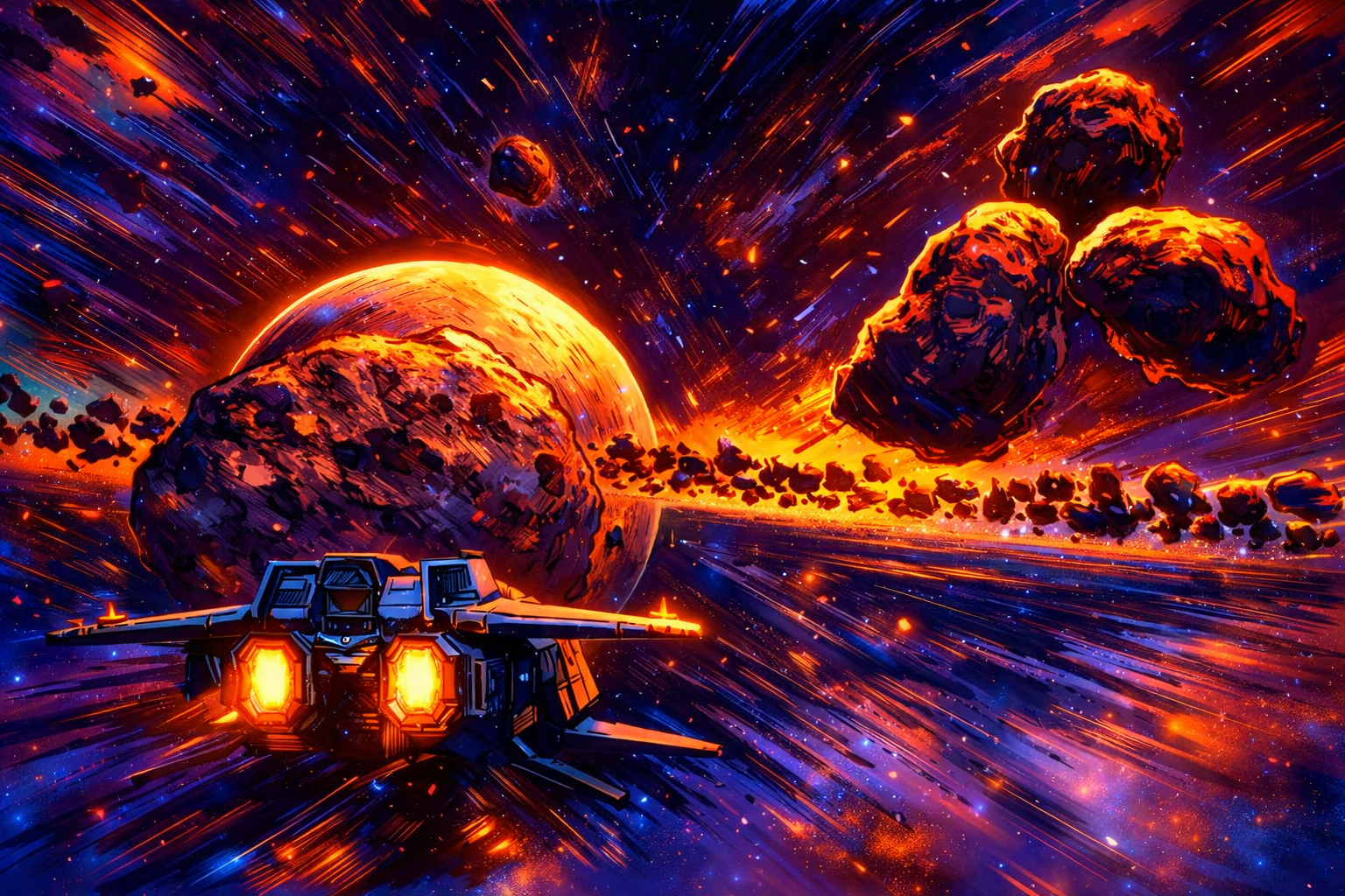 Cover art for Dangerous Artifact, a sci fi scenario on AI Dungeon