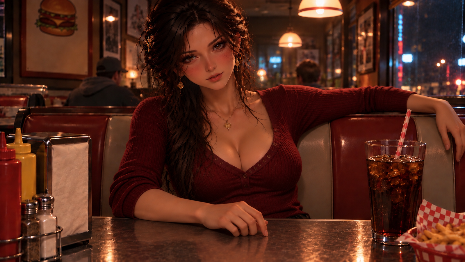 Cover art for Stood up again?, a romance scenario on AI Dungeon