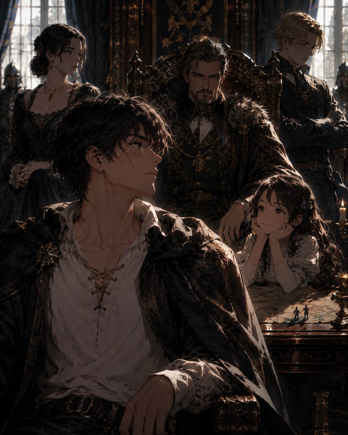 Cover art for The Good Bastard - Palladian Stories, a fantasy scenario on AI Dungeon