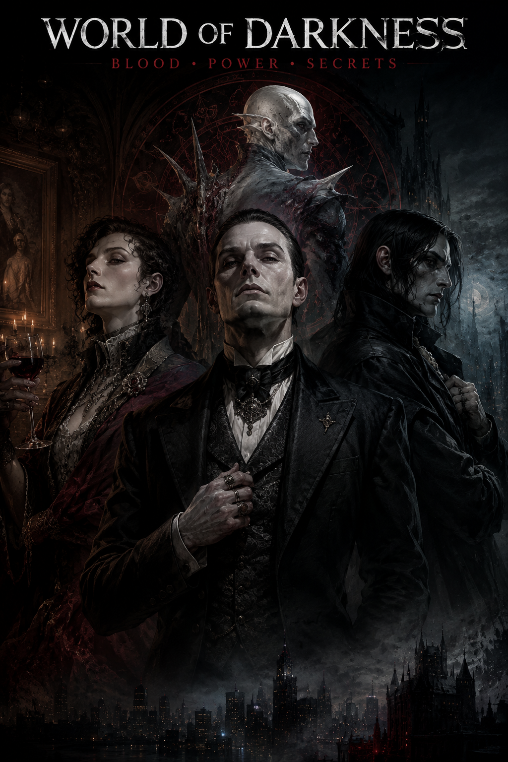 Cover art for Vampire the Masquerade - New Heaven, a vampire scenario on AI Dungeon