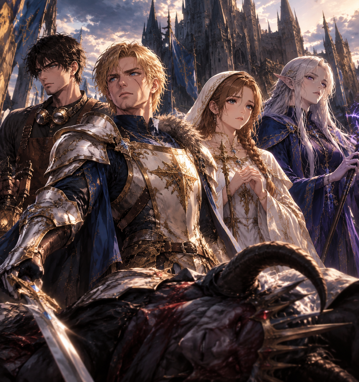 Cover art for The Broken Prophecy, a fantasy scenario on AI Dungeon
