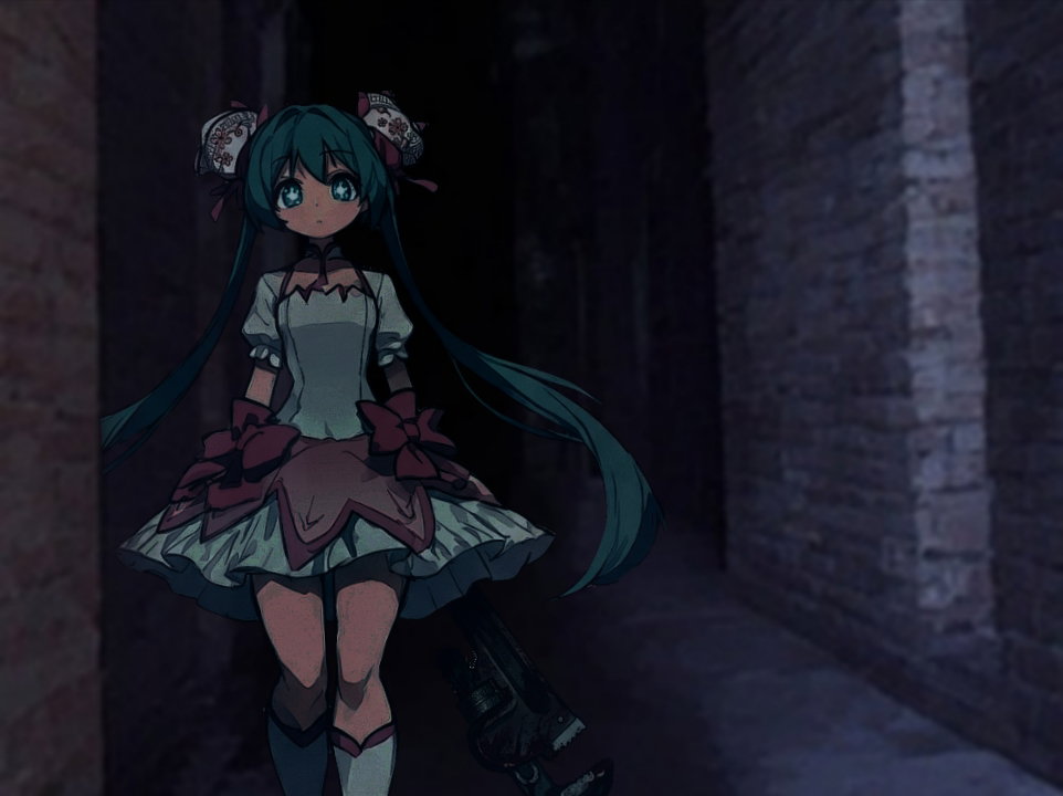 Cover art for ...hm?, a horror scenario on AI Dungeon