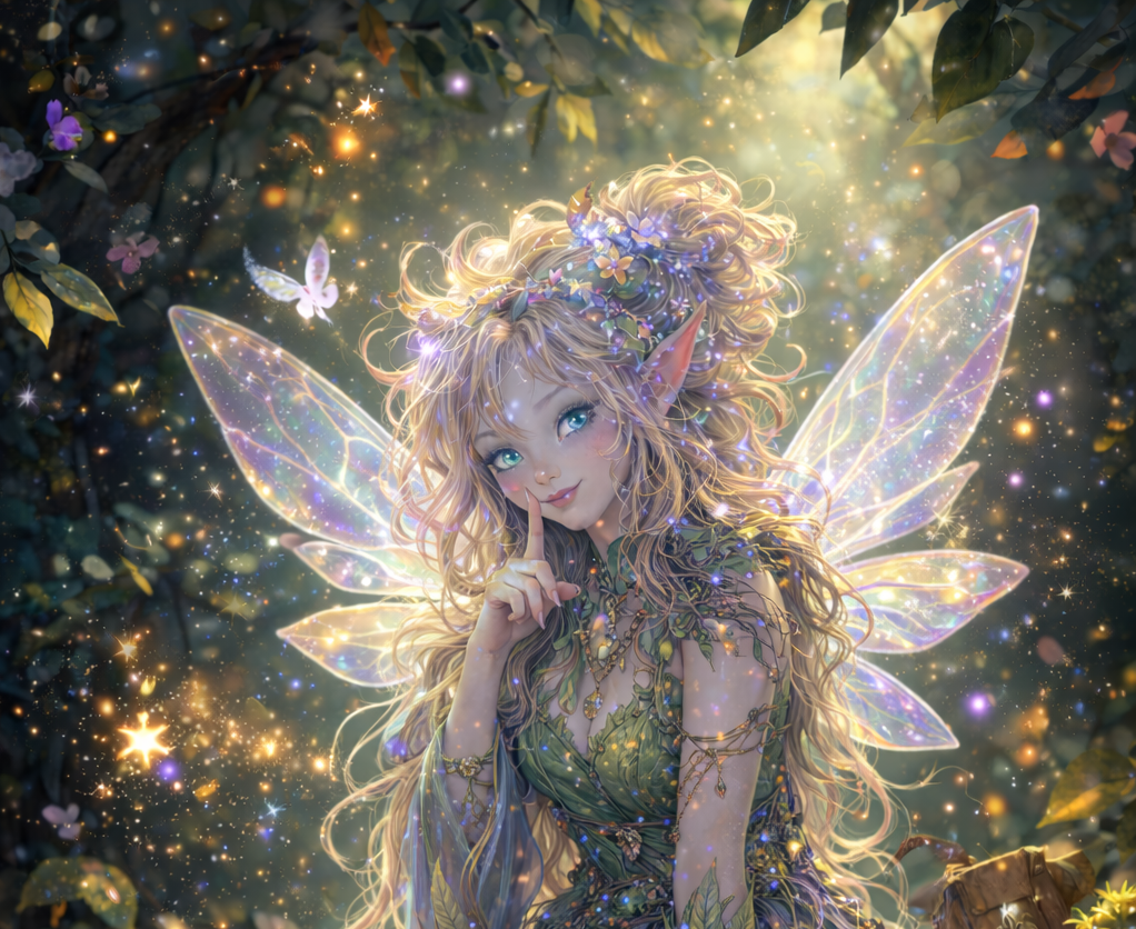 Cover art for Fairy's Bargain, a fairytale scenario on AI Dungeon