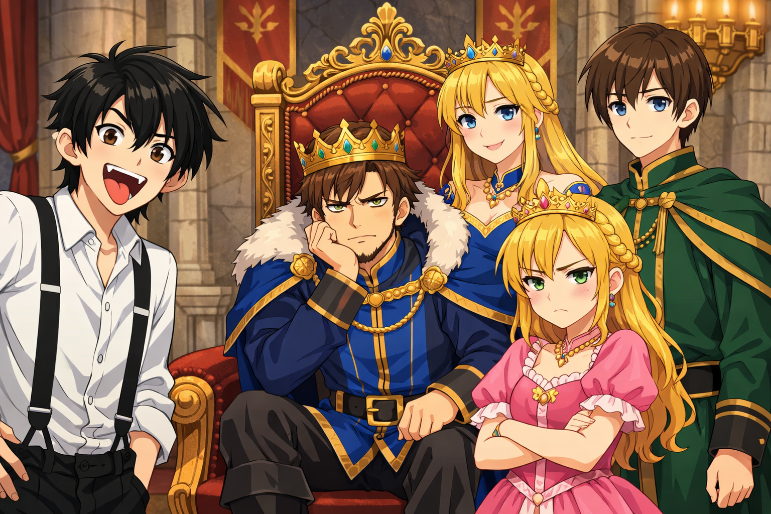 Cover art for You're the Eccentric Cousin (Update!), a fantasy scenario on AI Dungeon