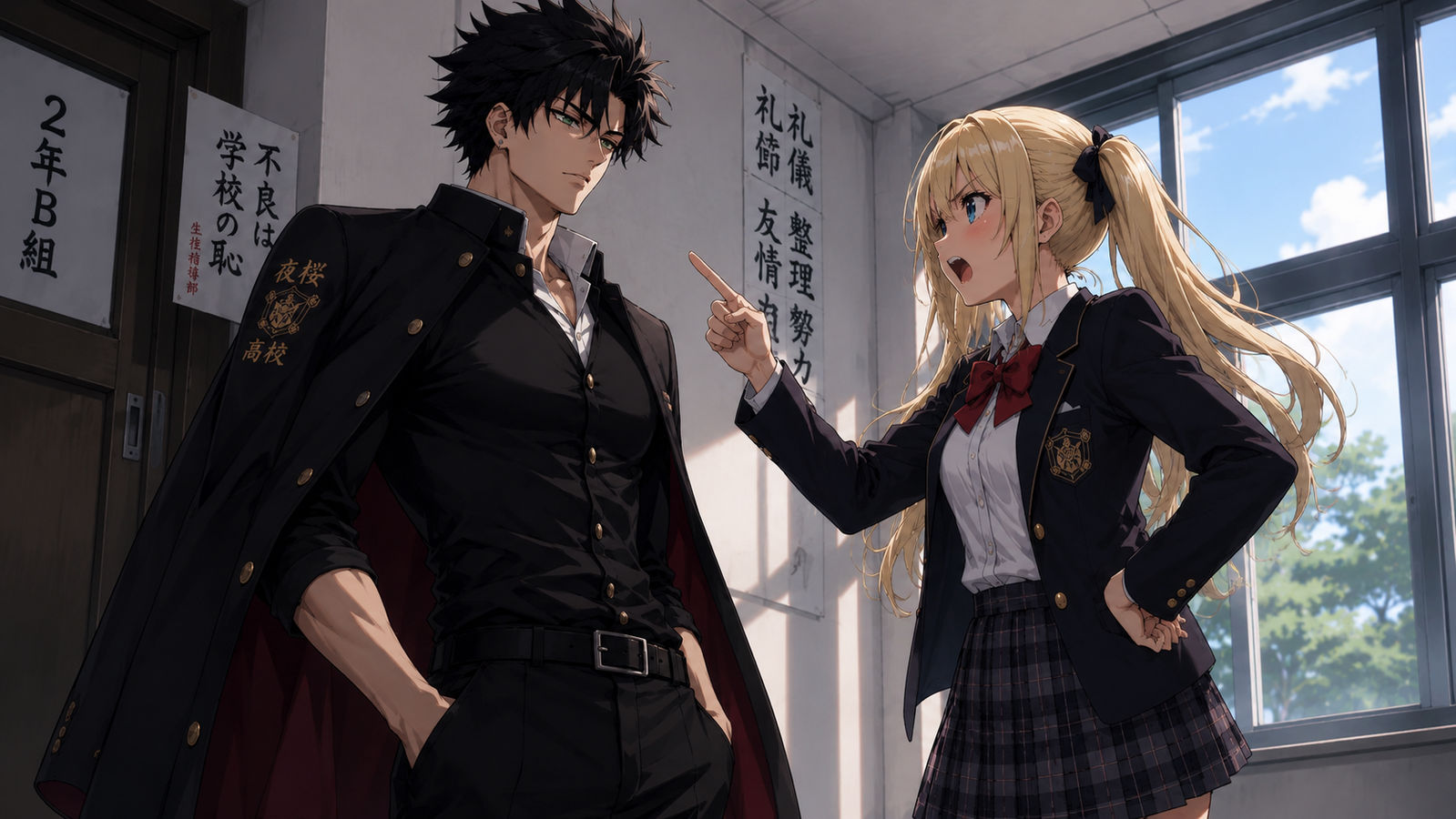 Cover art for The Undefeated Delinquent King, an anime scenario on AI Dungeon