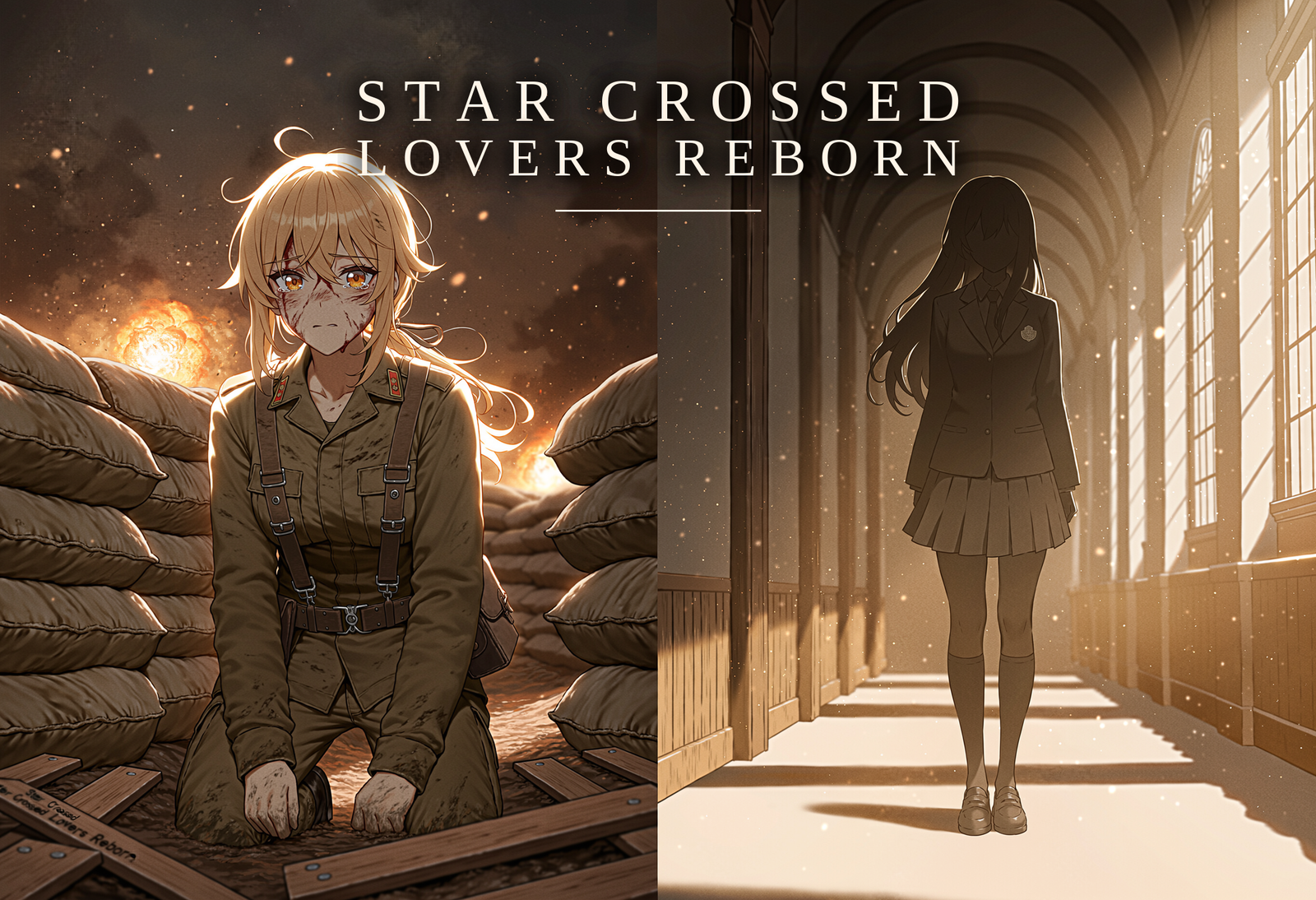 Cover art for Star Crossed Lovers Reborn, a romance scenario on AI Dungeon