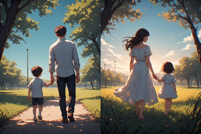 Cover art for A Day With Little You (Short), a self discovery scenario on AI Dungeon