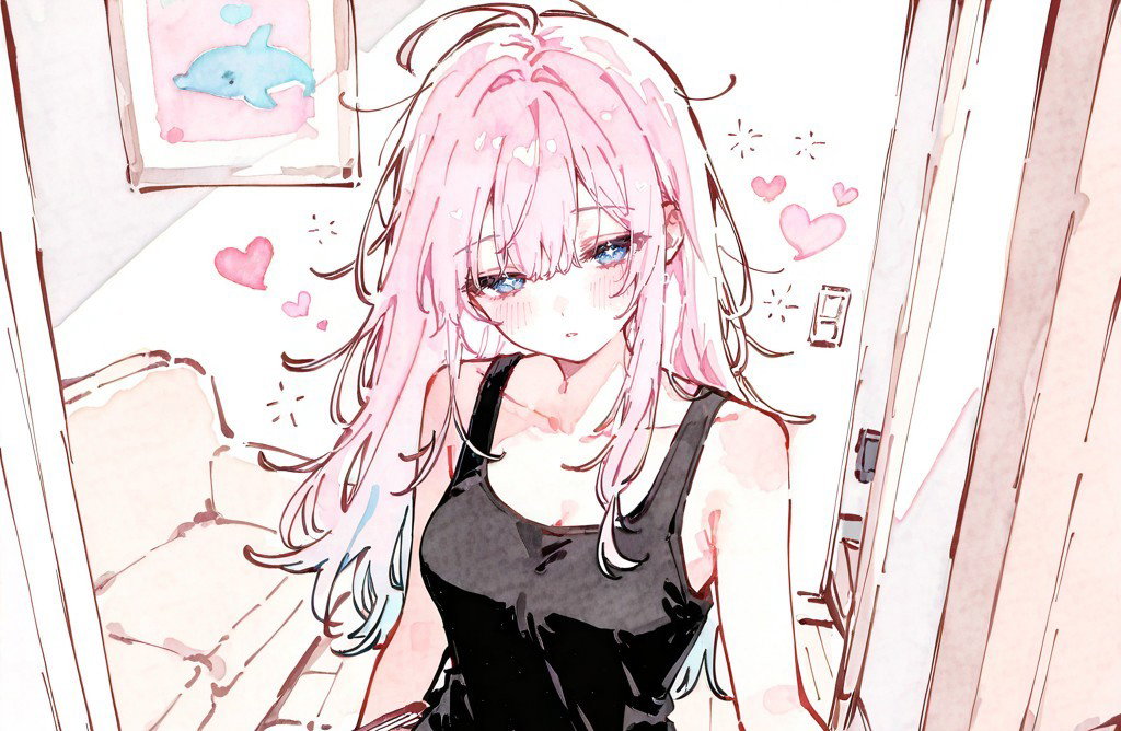 Cover art for Pink Dream ✒️, a romance scenario on AI Dungeon