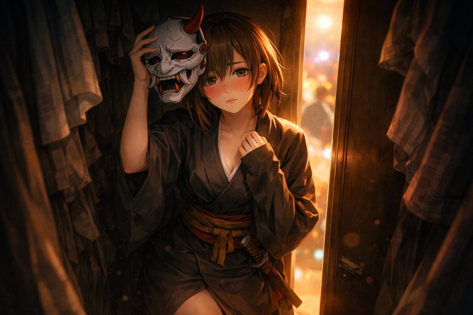 Cover art for Seven Minutes With You⌛, a romance adventure on AI Dungeon