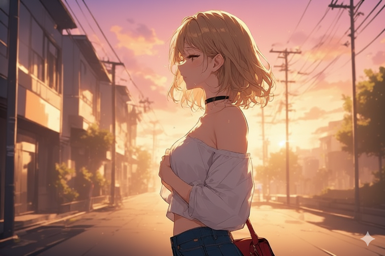 Cover art for εζ - She's Still Lying. - v1.1 , a slice of life scenario on AI Dungeon