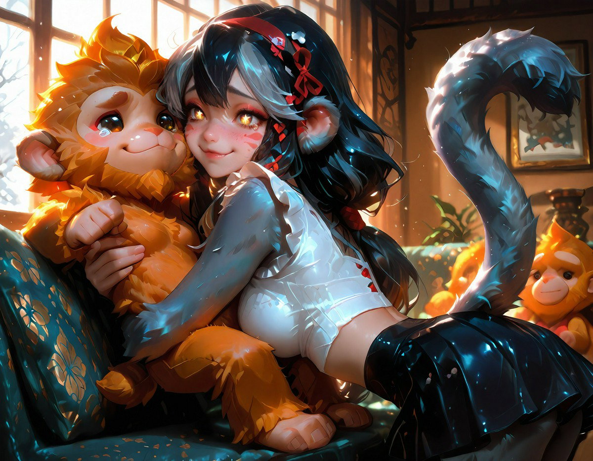 Cover art for Punch the Monkey! 🐒🦧, a slice of life scenario on AI Dungeon